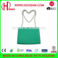 2017 Wholesale top quality silicone shoulder bag with chain